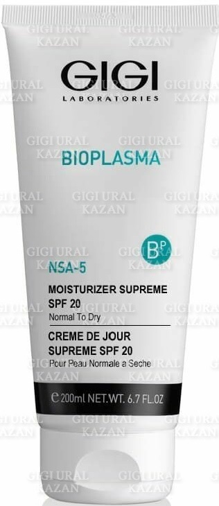 Bioplasma Крем увлажняющий для нормальной и сухой кожи SPF 20, 200 мл